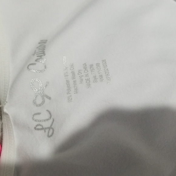 LC Couture Women Bodysuit Soft and Seamless Size L In White - Picture 3 of 7